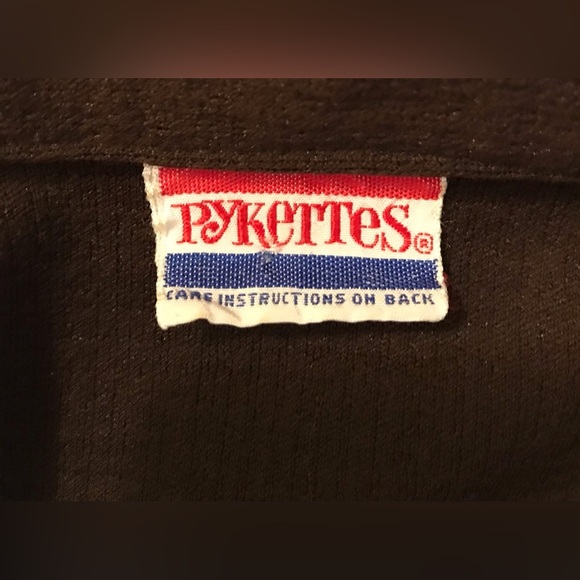 Vintage Pykeetes Leisure Jacket 70’s Brown Funky Groovy No Tag See Measurements - Picture 7 of 7